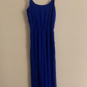 Royal Blue Pants Romper